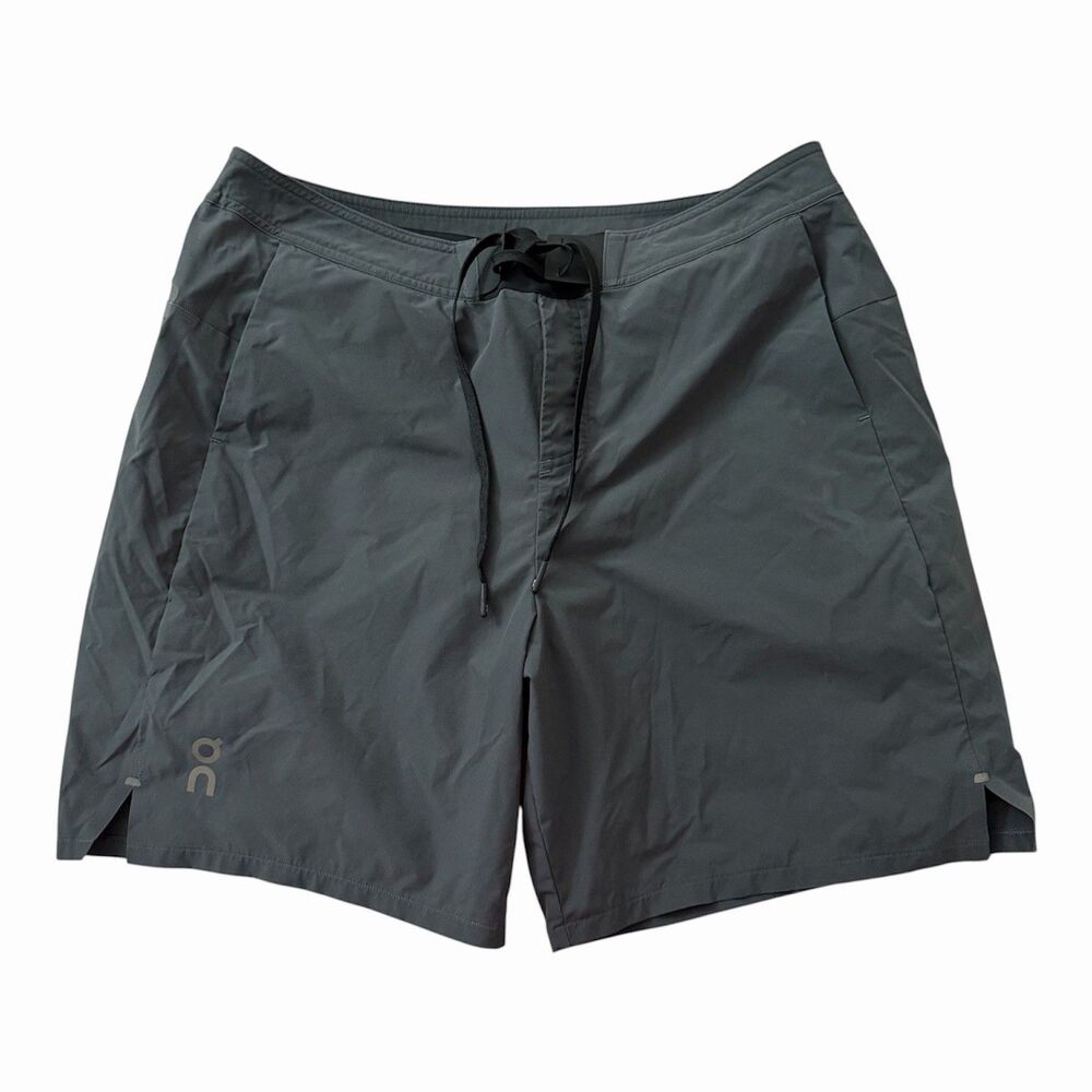 On Performance Hybrid Shorts Mens Large Gray 2 in 1 Running with Liner Pockets